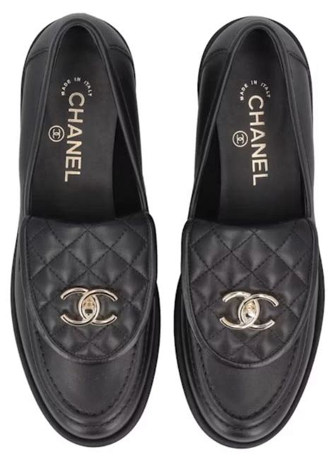 chanel mokassins schwarz|CHANEL Mokassins schwarz Damen .